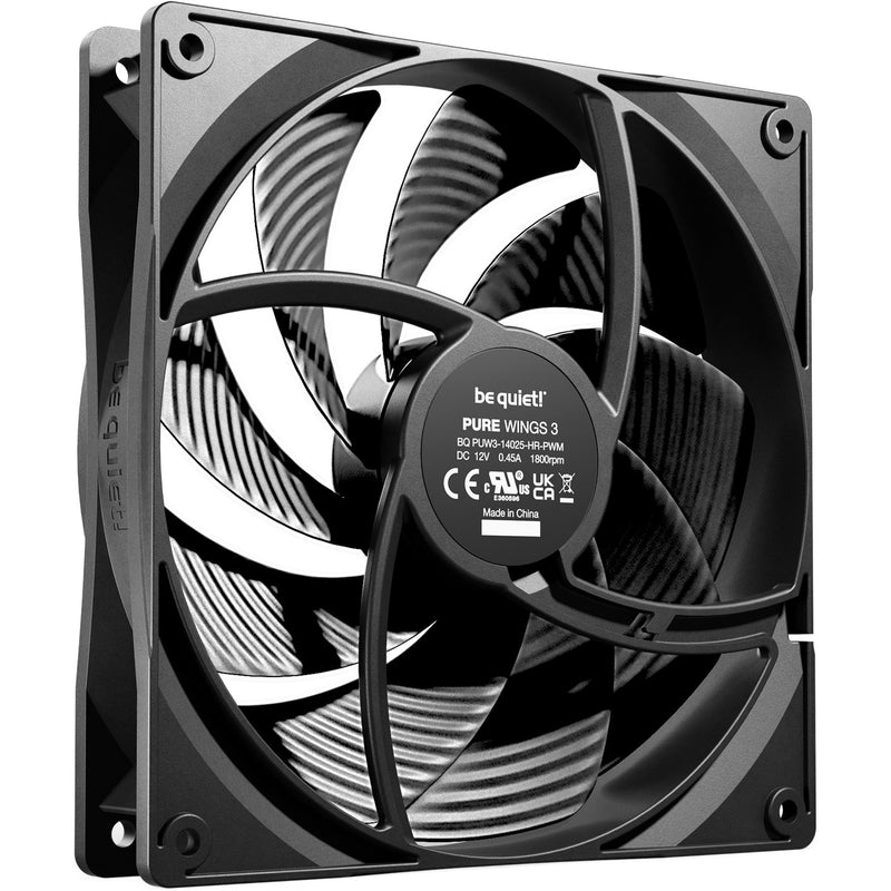 Load image into Gallery viewer, Be quiet! pure wings 3 pwm high-speed case fan (zwart, 140 x 140 x 25 mm)
