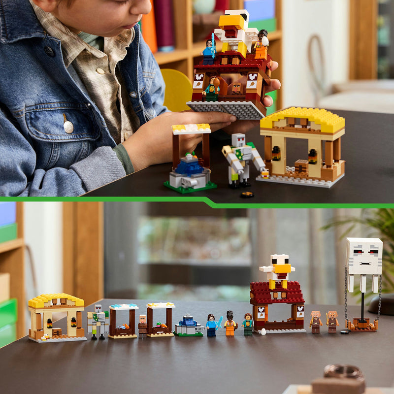 Load image into Gallery viewer, Lego minecraft de ghast-ballon aanval op het dorp - 21273
