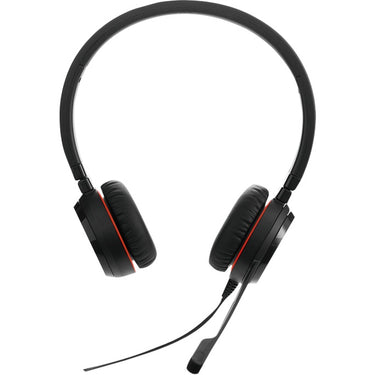 Jabra evolve 30 ii uc stereo on-ear headset (zwart)