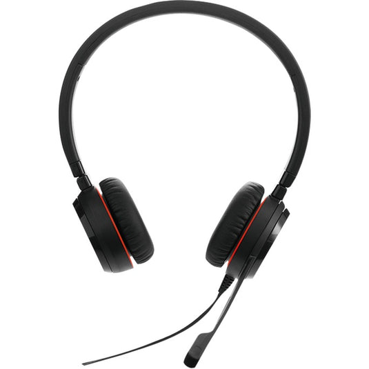 Jabra evolve 30 ii uc stereo on-ear headset (zwart)