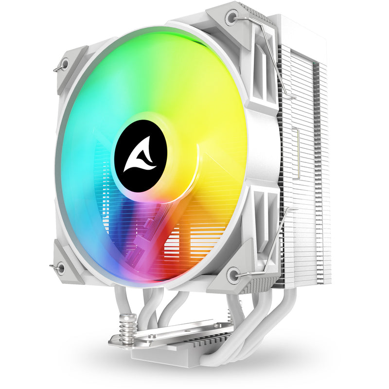 Load image into Gallery viewer, Sharkoon a40 rgb cpu-koeler (wit, 4-pins pwm fan-connector)
