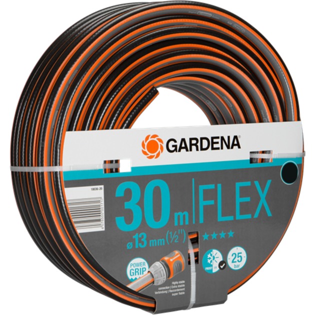 Load image into Gallery viewer, Gardena comfort flex slang 13 mm (1 2 ) (zwart oranje, 18036-20, 30 m)
