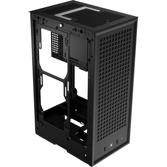 Hyte revolt 3 midi tower behuizing (zwart | 2x usb-a | 1x usb-c)