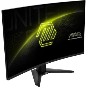 Msi mag 32cq6f 31.5 curved gaming monitor (zwart, 1x displayport, 2x hdmi, 180 hz)