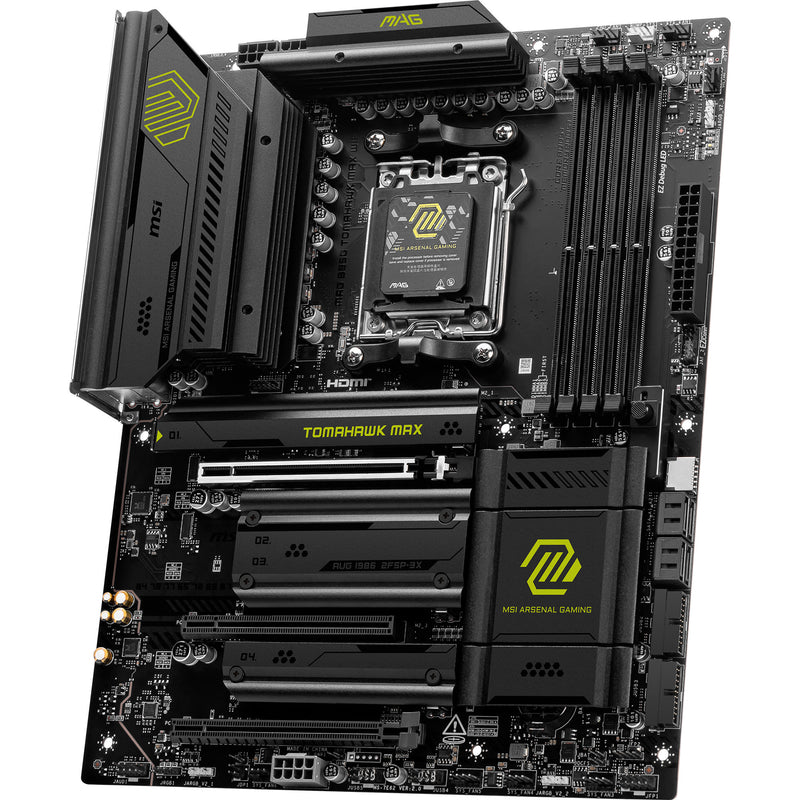 Load image into Gallery viewer, Msi mag b850 tomahawk max wifi socket am5 moederbord (raid, 5gb-lan, wi-fi 7, bt, sound, atx)
