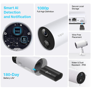 Tp-link tapo c400s2 beveiligingscamera (wit)