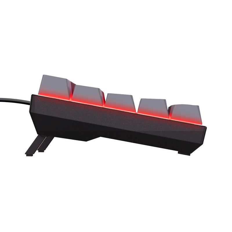 Load image into Gallery viewer, Trust gxt 867 acira 60% mini mechanisch gaming toetsenbord (zwart, us lay-out (qwerty), outemu red, 60%, rgb)
