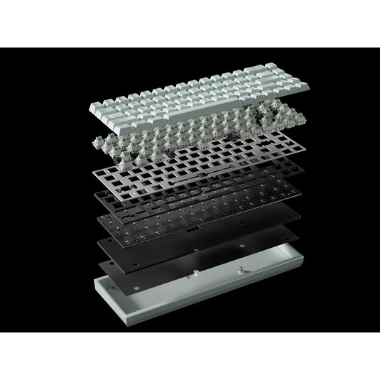 Keychron q16 he 8k magnetic switch keyboard (lichtgroen, us lay-out (qwerty), ultra-fast lime, 65%, rgb, hot swap, 8k)