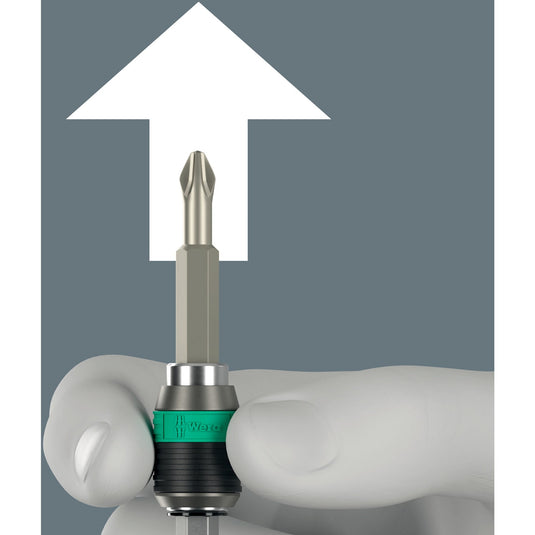 Wera kraftform kompakt 838 ra-r m set 1 bitset (zwart groen, 15‑delig)