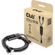 Club 3d usb type-c, y oplaadkabel naar 2x usb type-c splitterkabel (zwart, 1,83 meter, max. 100 w)