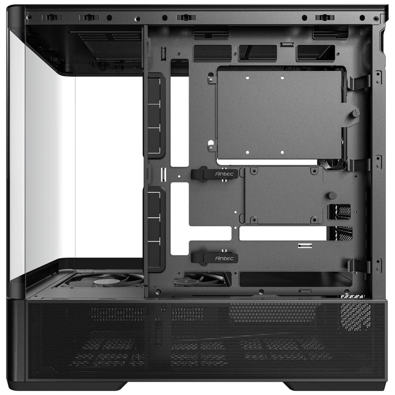 Load image into Gallery viewer, Antec c6 curve air midi tower behuizing (zwart | 2x usb-a | 1x usb-c | tempered glass)
