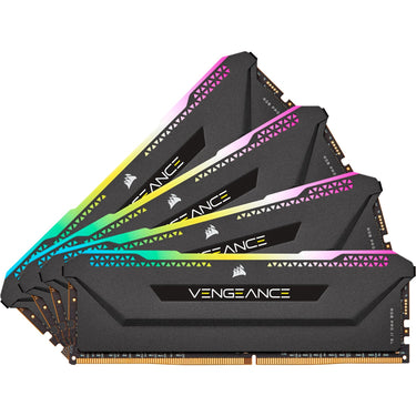Corsair 64 gb ddr4-3200 (4x 16 gb) werkgeheugen (cmh64gx4m4e3200c16, xmp 2,0)