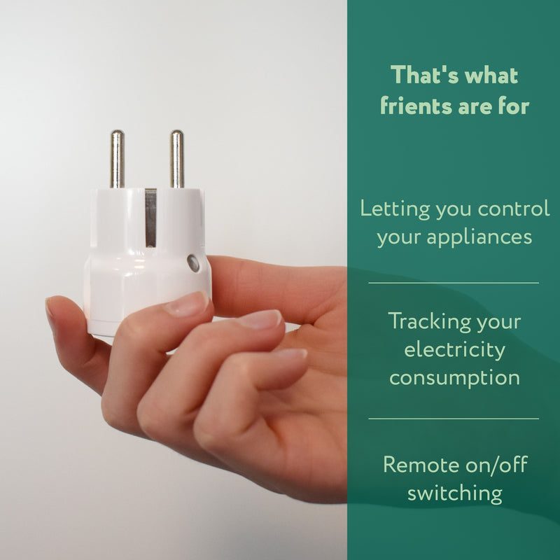 Load image into Gallery viewer, Frient smart plug mini 2 type e (frans) stekker (wit, zigbee 3.0)
