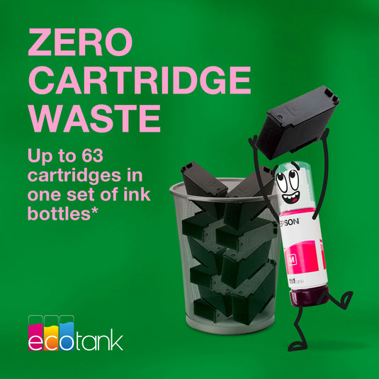 Epson ecotank et-4950 all-in-one inkjetprinter (zwart, faxen, scannen, kopiëren, wifi, inclusief tot 3 jaar inkt)