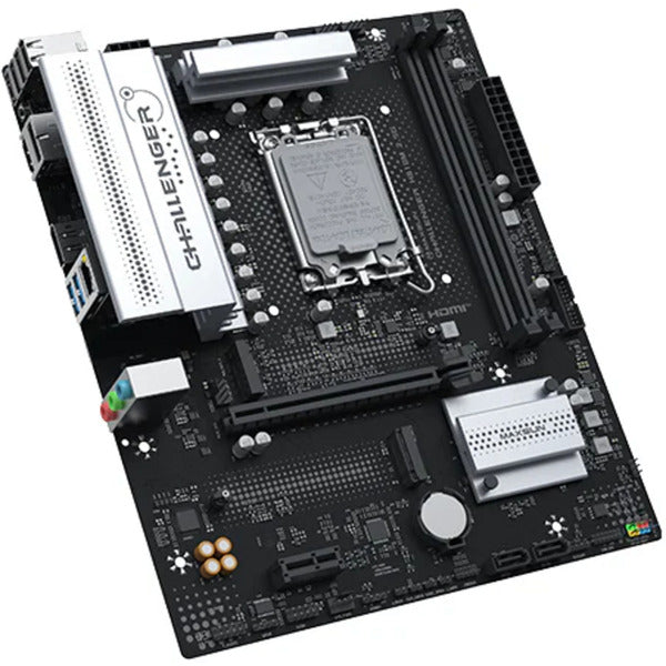 Afbeelding laden in galerijviewer, Maxsun ms-challenger h810m 2.5g socket 1851 moederbord (zwart, 2.5 gb-lan, sound, µatx)
