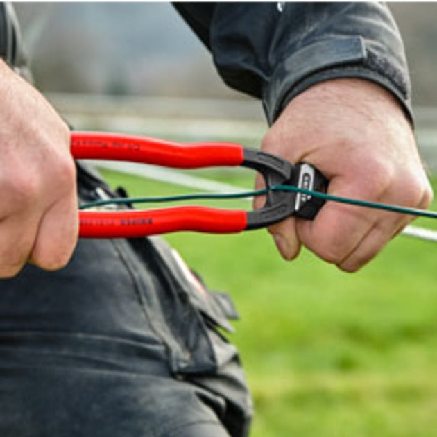 Load image into Gallery viewer, Knipex cobolt xl compacte boutensnijtang 7101250 kniptang (rood zwart)
