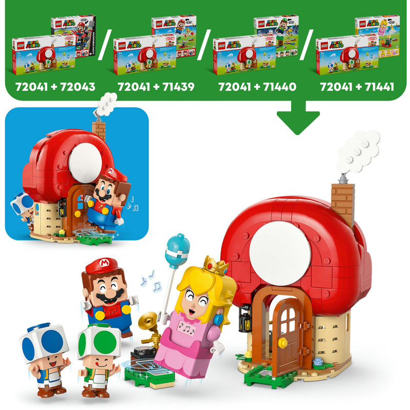 Load image into Gallery viewer, Lego super mario 72041 toads huisfeestje
