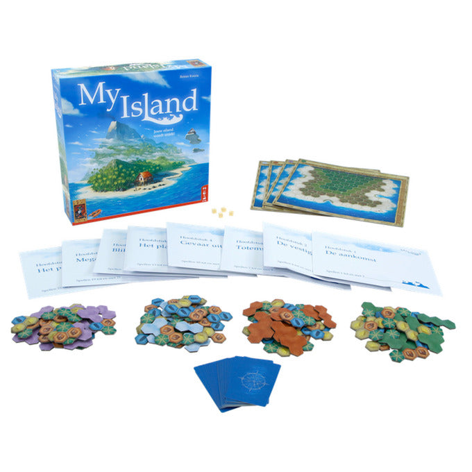 Load image into Gallery viewer, 999games 999 games my island bordspel (nederlands, 2 - 4 spelers, 30 minuten, vanaf 10 jaar)
