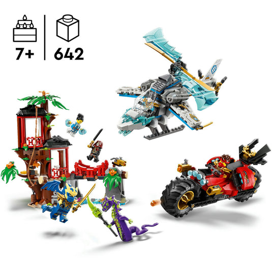Lego ninjago - ninjavoertuigen bij de boomhut constructiespeelgoed (71857)