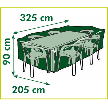 Nature tuinmeubelafdekhoes voor stoelen en tafels afdekking (grijs, 6030603)