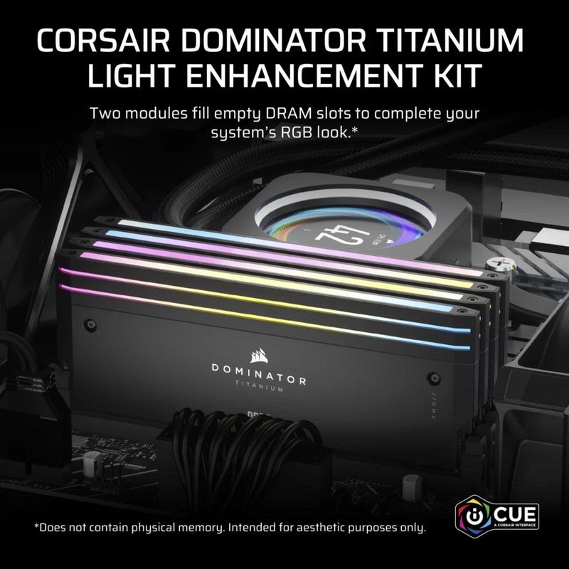 Load image into Gallery viewer, Corsair dominator titanium ddr5 lighting enhancement kit ledverlichting (zwart)
