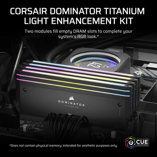 Corsair dominator titanium ddr5 lighting enhancement kit ledverlichting (zwart)
