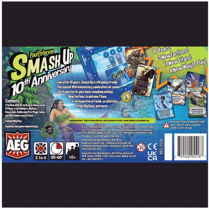 Load image into Gallery viewer, European player network smash up - 10th anniversary set kaartspel (engels, 2 - 4 spelers, 45 minuten, vanaf 12 jaar)
