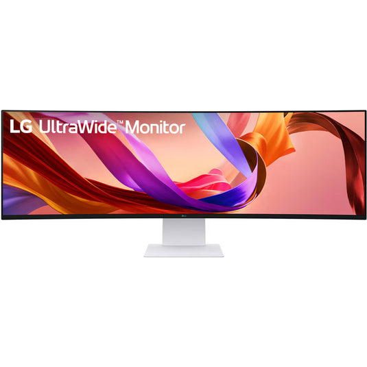 Lg ultrawide 49u950a-w 49 curved monitor (wit, hdmi, displayport, 2x usb-a, usb-c, 144 hz)