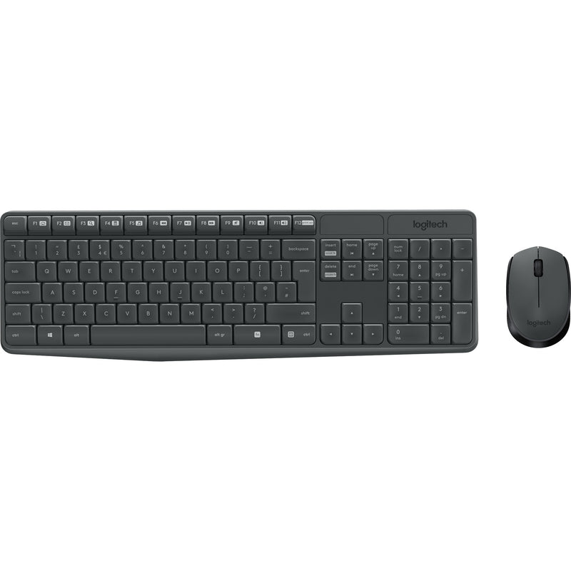 Load image into Gallery viewer, Logitech mk235 draadloze desktopset (zwart, us-international lay-out (qwerty))
