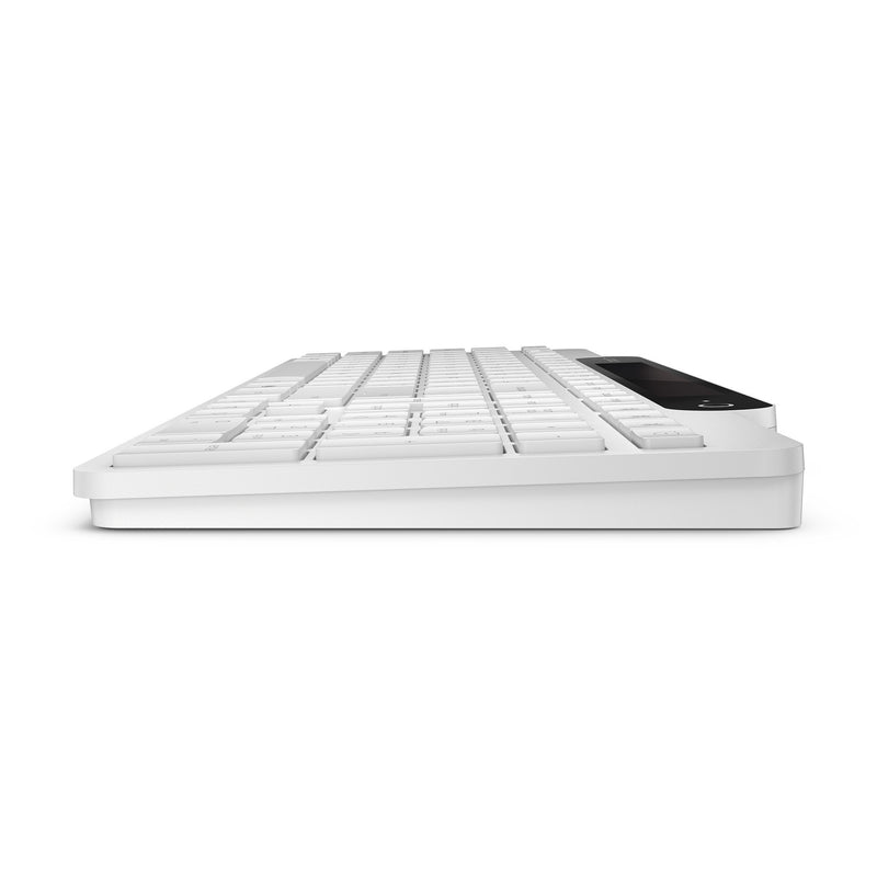 Load image into Gallery viewer, Lenovo 800 self-charging bluetooth keyboard (wit, us lay-out (qwerty), plunger, 100%, plunger switch, bluetooth 5.1, usb-c)
