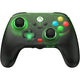 Gamesir t7 pro tri-mode controller - retro green (donkergroen transparant, xbox one, xbox series x|s via usb kabel | pc via 2,4 ghz, bt of usb kabel | android via bluetooth)