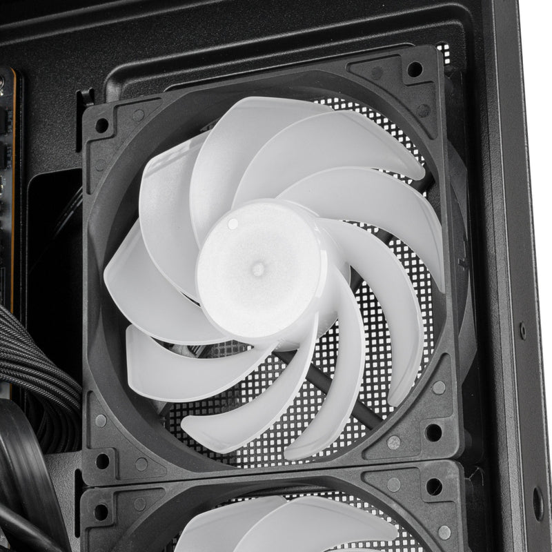 Load image into Gallery viewer, Silverstone lucid 05 mini tower behuizing (zwart | 2x usb-a | 1x usb-c | rgb | tempered glass)
