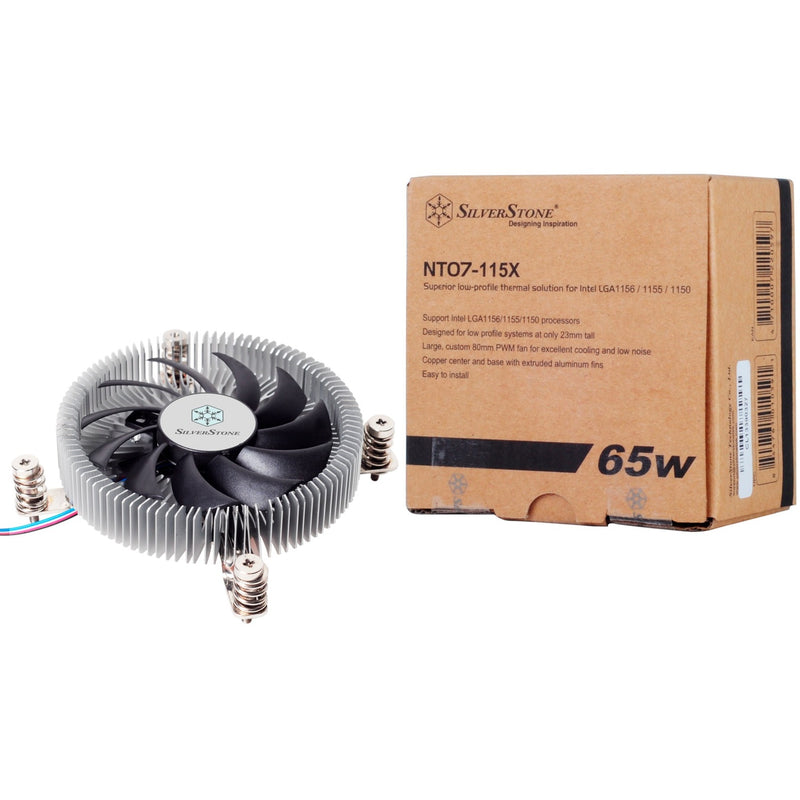 Load image into Gallery viewer, Silverstone nitrogon nt07-115x cpu-koeler (pwm-aansluiting, ultra low profile)
