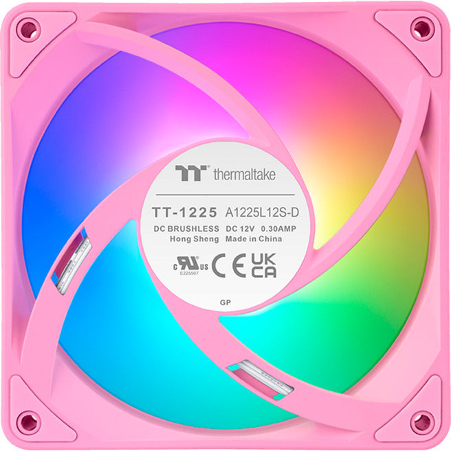 Load image into Gallery viewer, Thermaltake ct120 ex argb sync pc cooling fan pink (3-fan pack) case fans (pink, 3 stuks, 120 x 120 x 25 mm, pwm)
