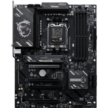 Msi b850 gaming pro wifi6e socket am5 moederbord (zwart, raid, 2.5gb-lan, wi-fi 6e, bt, sound, atx)