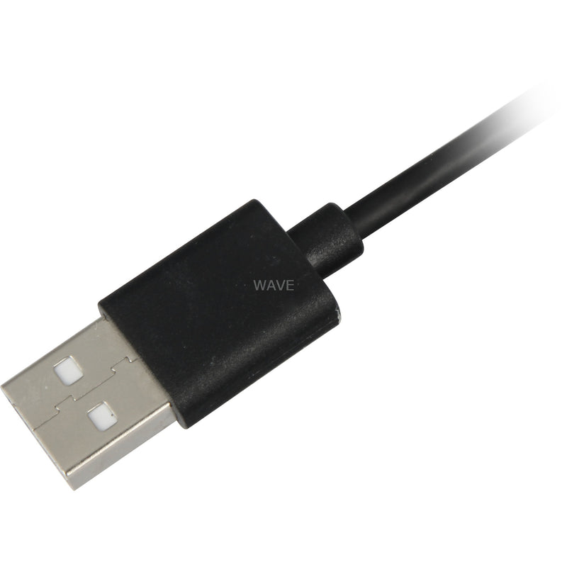 Load image into Gallery viewer, Sharkoon usb-a 2.0 - usb-c kabel (zwart, 2 meter)
