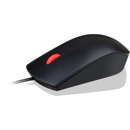 Lenovo essential usb-muis (zwart, 1600 dpi)