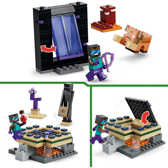 Lego minecraft 21584 reis naar de nether en het end-portaal
