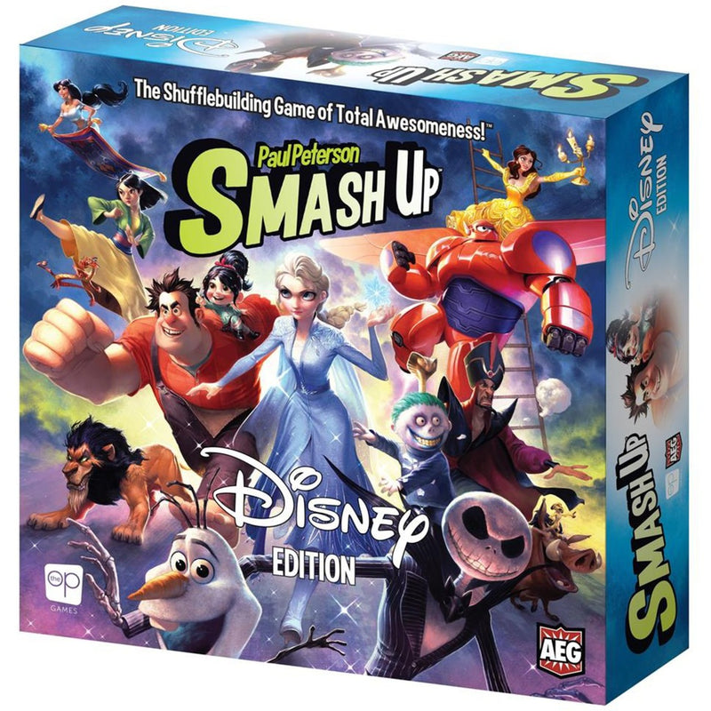 Load image into Gallery viewer, Disney european player network smash up: edition kaartspel (engels, 2 spelers, 30 - 45 minuten, vanaf 14 jaar)
