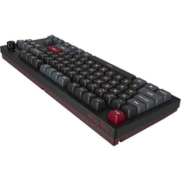 Load image into Gallery viewer, Montech mkey darkness tkl, toetsenbord (zwart, us lay-out, gateron g pro yellow, tkl, hot-swappable, rgb, pbt)
