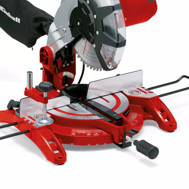 Einhell kap- verstekzaag th-ms 2513l afkort- en verstekzaag (rood)