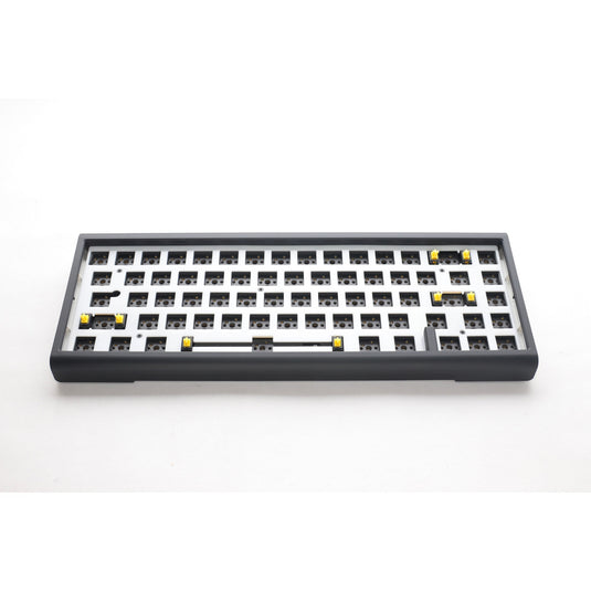 Ducky projectd tinker 65 met qmk via, toetsenbord (zwart wit, us lay-out, barebone. rgb led, hot-swappable, gasket mount, 65%)
