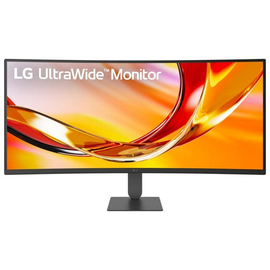 Lg ultrawide 34u640b-b 34 curved monitor (zwart, hdmi, displayport, usb, amd freesync, 144 hz)