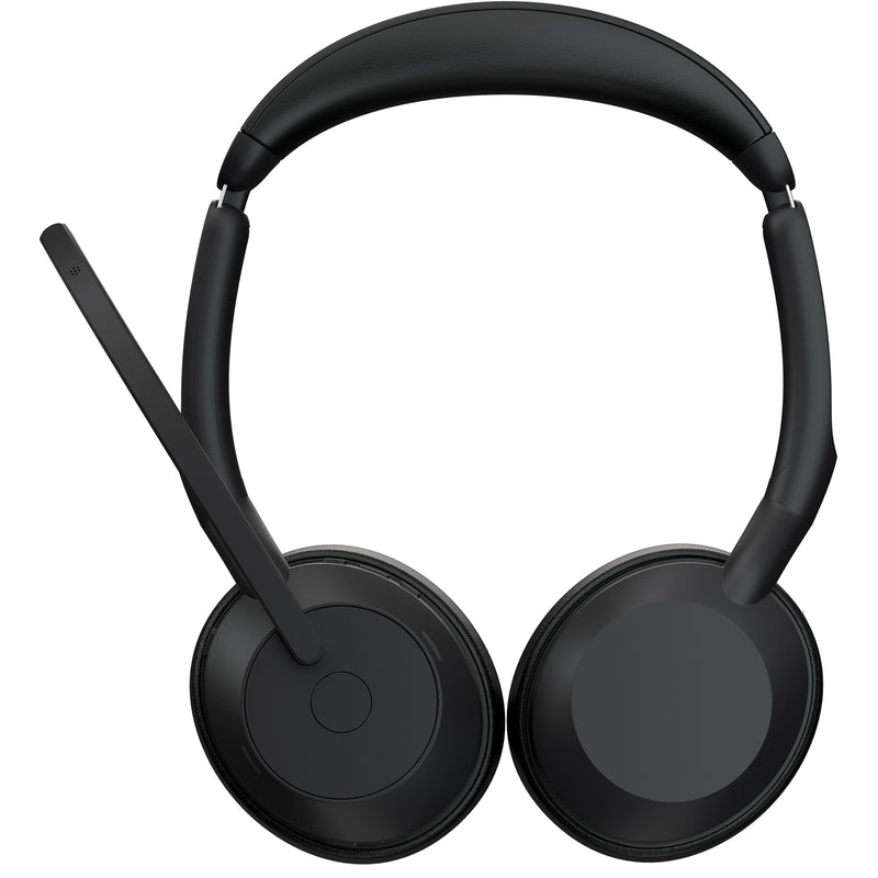 Afbeelding laden in galerijviewer, Jabra evolve2 55, incl. oplaadstandaard on-ear headset (zwart, stereo, uc, usb-a, link380a)
