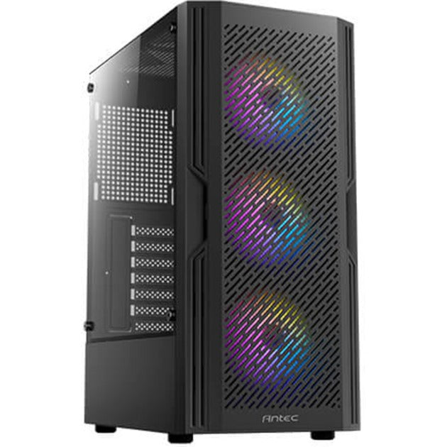 Load image into Gallery viewer, Antec ax20 midi tower behuizing (zwart | 3x usb-a | tempered glass)
