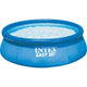 Intex easy set pool 128132np, ø 366 x 76 cm zwembad (lichtblauw donkerblauw, met patroonfiltersysteem eco 604)