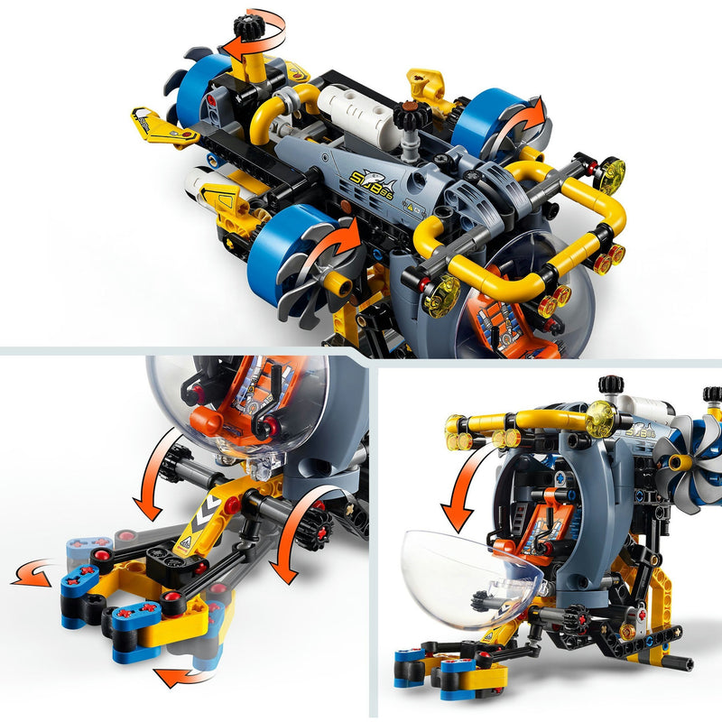 Afbeelding laden in galerijviewer, Lego technic 42201 onderzeeer voor diepzeeonderzoek
