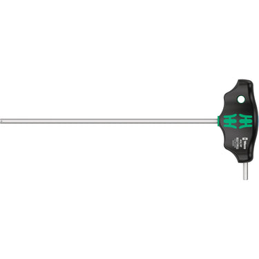 Wera 454 5 hf shk set 1 schroevendraaierset t-greep-schroevendraaier hex-plus met vasthoudfunctie (zwart groen, 5‑delig)