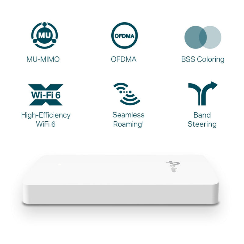 Load image into Gallery viewer, Tp-link omada eap615-wall ax1800 wall plate wifi 6 access point (wit, poe)
