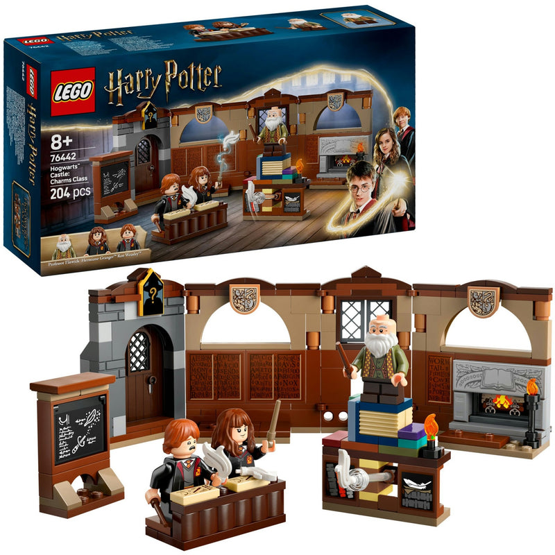 Load image into Gallery viewer, Lego harry potter kasteel zweinstein: toverspreukenles speelgoed voor 8 jaar en ouder 76442
